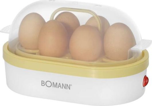 Βραστήρας Αυγών Bomann EK 5022 6 Θέσεων 400W Λευκός