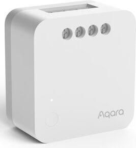 Ενδιάμεσος Διακόπτης Aqara T1 Smart με Σύνδεση ZigBee χωρίς Ουδέτερο σε Λευκό Χρώμα