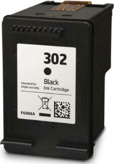 Raduga Συμβατό Μελάνι Εκτυπωτή InkJet HP 302XL F6U68AE 480 Σελίδων Μαύρο