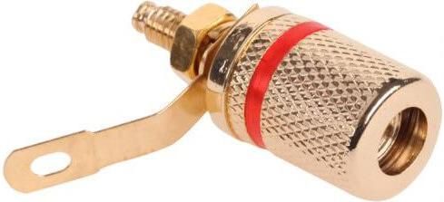 Βύσμα Μπανάνα female Επιχρυσωμένο Κόκκινο