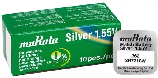 Maxell Watch Battery 362 Μπαταρία Silver Oxide Ρολογιών SR58 1.55V 1τμχ