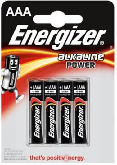 Αλκαλικές Μπαταρίες Energizer Alkaline Power AAA 4τμχ