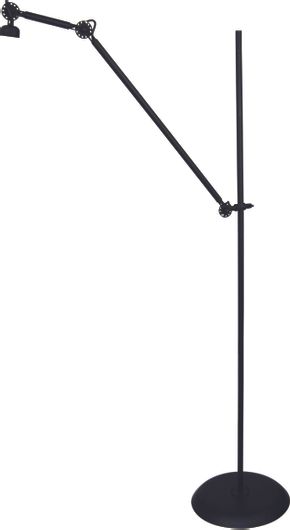 Φωτιστικά Δαπέδου Home Lighting Hl-F-12M-B Focus μέγεθος Μεσαίο 77-3268 Μαύρο