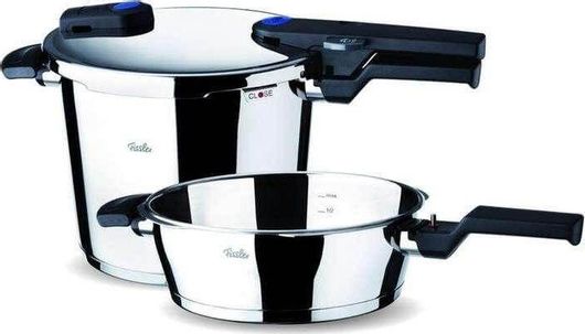 Fissler Vitaquick Χύτρες Ταχύτητας Set Quattro 8lt και 4lt