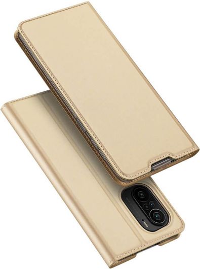 Dux Ducis Skin Pro Book Δερματίνης Χρυσό Poco F3/Mi 11i