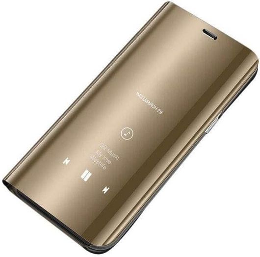 Θήκη Κινητού Clear View Cover για Samsung Galaxy S9 Plus Χρυσό