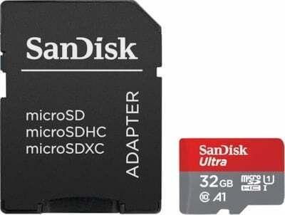 Κάρτα Μνήμης Sandisk Ultra microSDHC 32GB Class 10 U1 A1 UHS-I με Αντάπτορα