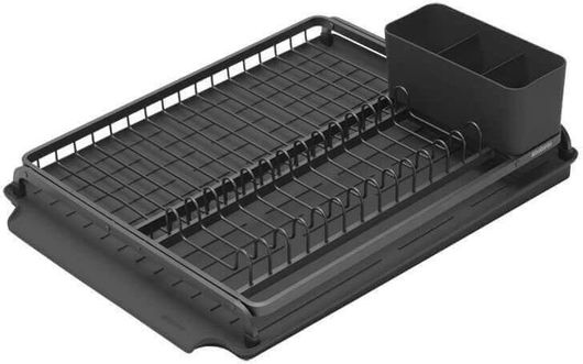 Στεγνωτήρας Brabantia Πιάτων με Δίσκο Σκούρο Γκρι 39x50cm