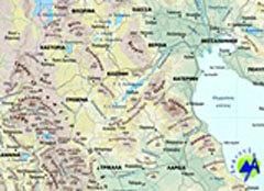 Ελλάδα, πολιτικός και γεωφυσικός χάρτης