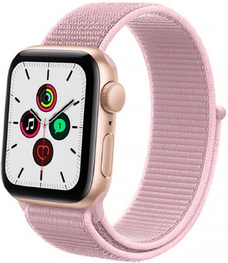 Crong Nylon Λουράκι Υφασμάτινο Powder Pink Apple Watch 38/40/41mm