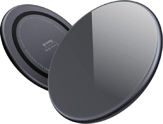 Φορτιστής Crong Qi Pad 15 Μαύρος 15 Χωρίς Καλώδιο 