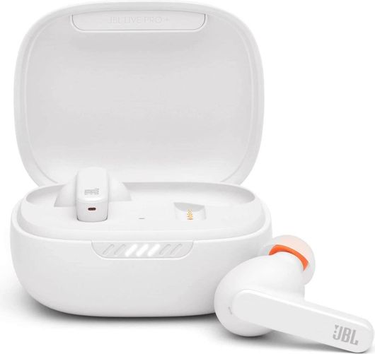 Ασύρματα Ακουστικά JBL Live Pro+ TWS με Θήκη Φόρτισης Λευκό