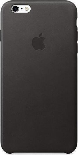 Θήκη γνήσιο δέρμα Apple για iPhone 6 PLUS, 6S PLUS - ΜΑΥΡΟ - MKXF2ZM/A