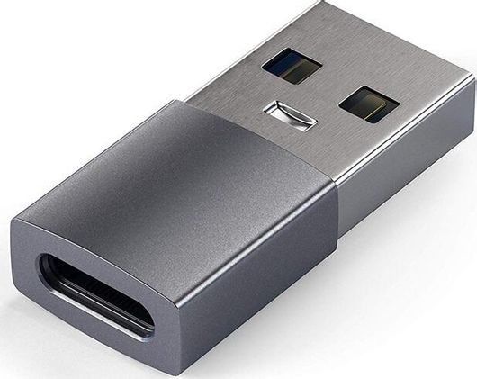 Μετατροπέας Satechi ST-TAUcm USB-A male σε USB-C female Γκρι