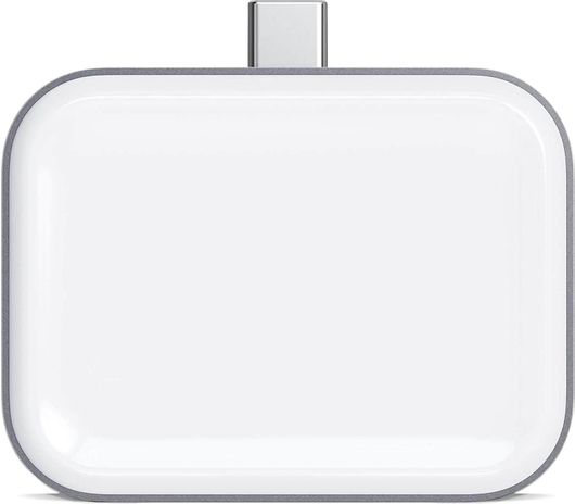 Βάση Φόρτισης Satechi ST-TCWCDM USB-C Ασύρματο για Apple AirPods Γκρι