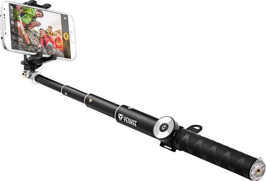 Selfie Stick Yenkee YSM 100SF με Bluetooth Μαύρο