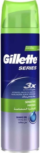 Τζελ Ξυρίσματος Gillette με Aloe Vera για Ευαίσθητες Επιδερμίδες 200ml