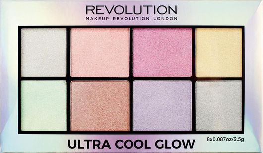 Revolution Beauty Ultra Cool Glow Highlighter Palette 20gr