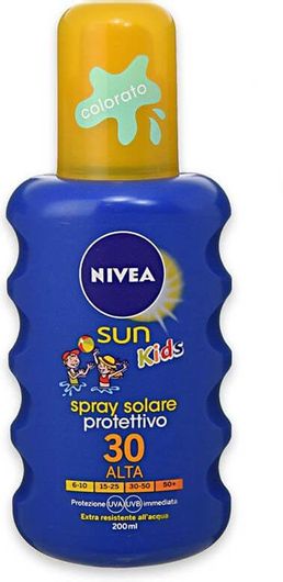 Παιδικό Αντηλιακό Nivea Αδιάβροχο Spray Sun Kids Protect & Care SPF30 200ml