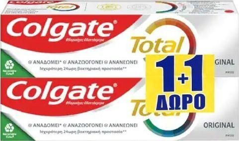 Οδοντόκρεμα Colgate Total Orignal 2x150ml