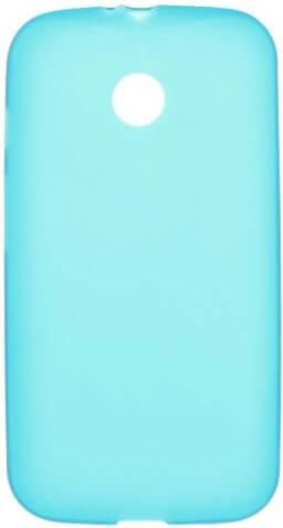 Θήκη Σιλικόνης TPU Ματ Motorola Moto E XT1021 - XT1022 XT1025 Γαλάζιο