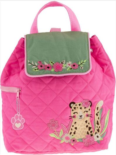 Σχολική Τσάντα Νηπίου Stephen Joseph Πλάτης Quilted Leopard