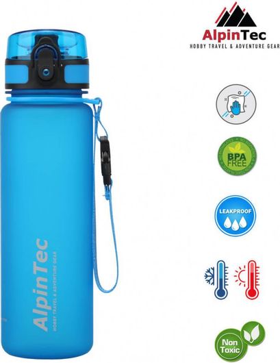 Σχολικό Παγούρι AlpinTec Kids 500ml Μπλε S-500BE