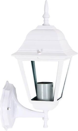 Επιτοίχιο Εξωτερικό Φωτιστικό KESKOR Φαναράκι 6707WH Λευκό