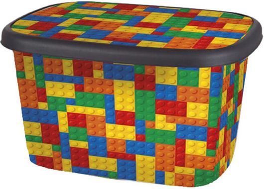 Παιδικό Κουτί Αποθήκευσης TNS Πλαστικό 25lt Πολύχρωμο 