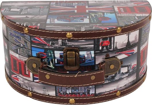 Νεσεσέρ Κουτί Αποθήκευσης με Επένδυση PU 28.5Χ17.5Χ13cm London