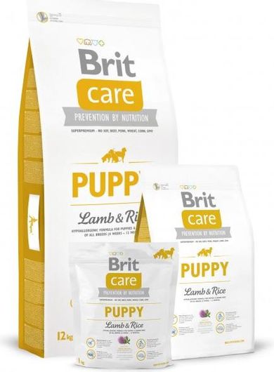 Brit Care Puppy 12kg Ξηρά Τροφή για Κουτάβια Μικρόσωμων Φυλών με Αρνί και Ρύζι