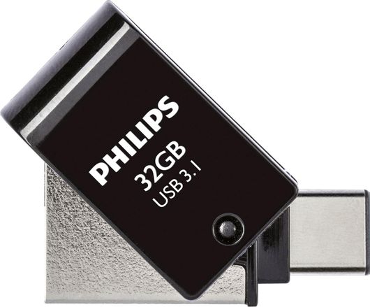 Philips 32GB USB 3.1 Stick με σύνδεση USB-C Μαύρο