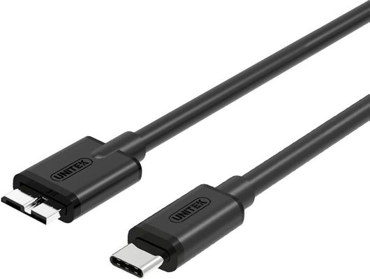 Unitek USB 3.2 Cable USB-C male - micro USB-B male Μαύρο 1m Y-C475BK