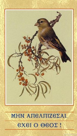 Μην Απελπίζεσαι. Έχει Ο Θεός!