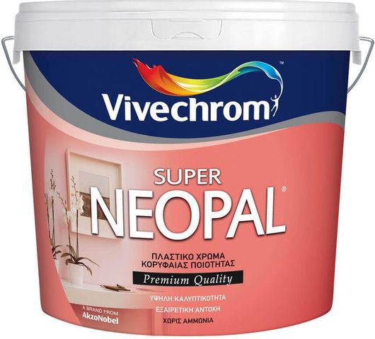 Πλαστικό Χρώμα Vivechrom Super Neopal για Εσωτερική Χρήση 200ml Κεραμιδί