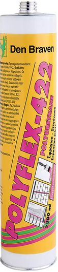 Σφραγιστική Σιλικόνη Bostik Den Braven 00801 Polyflex 422 Πολυουρεθάνης 300ml Γκρι