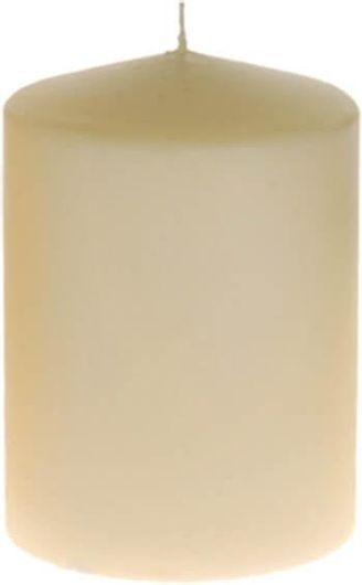 Κερί Κυλινδρικό Σε Χρώμα Κρεμ 10x14cm