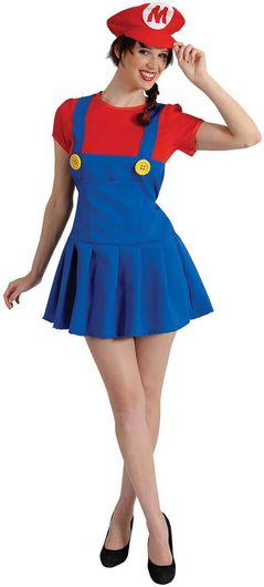 Αποκριάτικη Στολή Super Mario Γυναίκα One Size