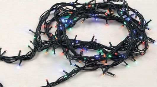 300 Λαμπάκια LED Πολύχρωμο με Προγράμματα, Πράσινο Καλώδιο