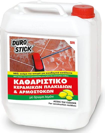 Καθαριστικό Δαπέδων Durostick Acidic για Αρμούς & Πλακάκια 5lt