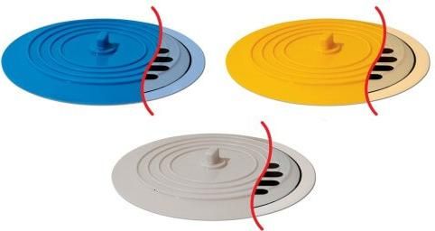 Τάπα για Σιφώνια Δαπέδου Σιλικόνης 15cm Τυχαία Επιλογή Χρώματος