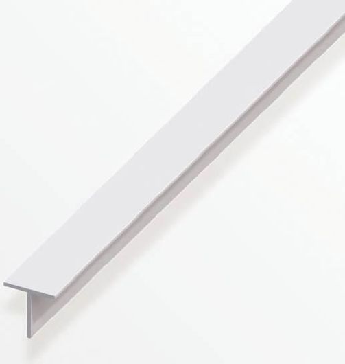 Προφίλ "Τ" Αλουμινίου Ασημί 1m 15x15x1.5mm