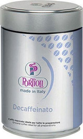 Καφές Portioli Espresso Αλεσμένος Decaffeine 250gr