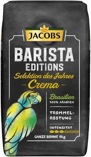 Καφές Espresso Jacobs Barista Edition Crema Brasile σε Κόκκους 1000gr