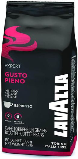 Καφές Espresso Lavazza Gusto Pieno σε Κόκκους 1000gr