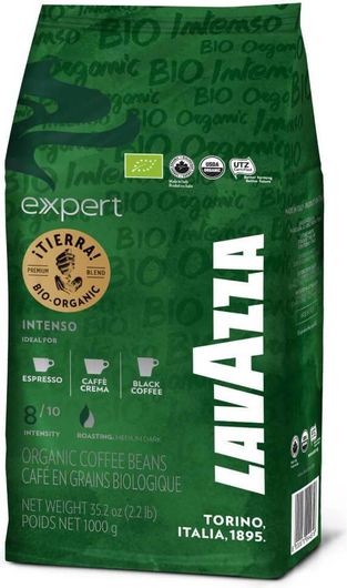 Καφές Espresso Lavazza Tierra Bio Organic Intenso σε Κόκκους 1000gr