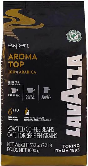 Καφές Εspresso Lavazza Aroma Top Vending 100% Arabica σε Κόκκους 1000gr