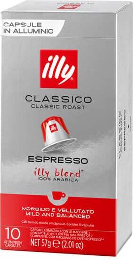 Illy Κάψουλες Espresso Classico Συμβατές με Μηχανή Nespresso 10caps