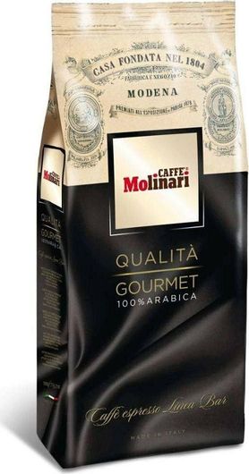 Καφές Molinari Espresso Qualita Gourmet Arabica σε Κόκκους 1000gr