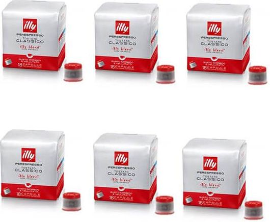Κάψουλες Illy Espresso Classico Συμβατές με Μηχανή Iperespresso 108τμχ